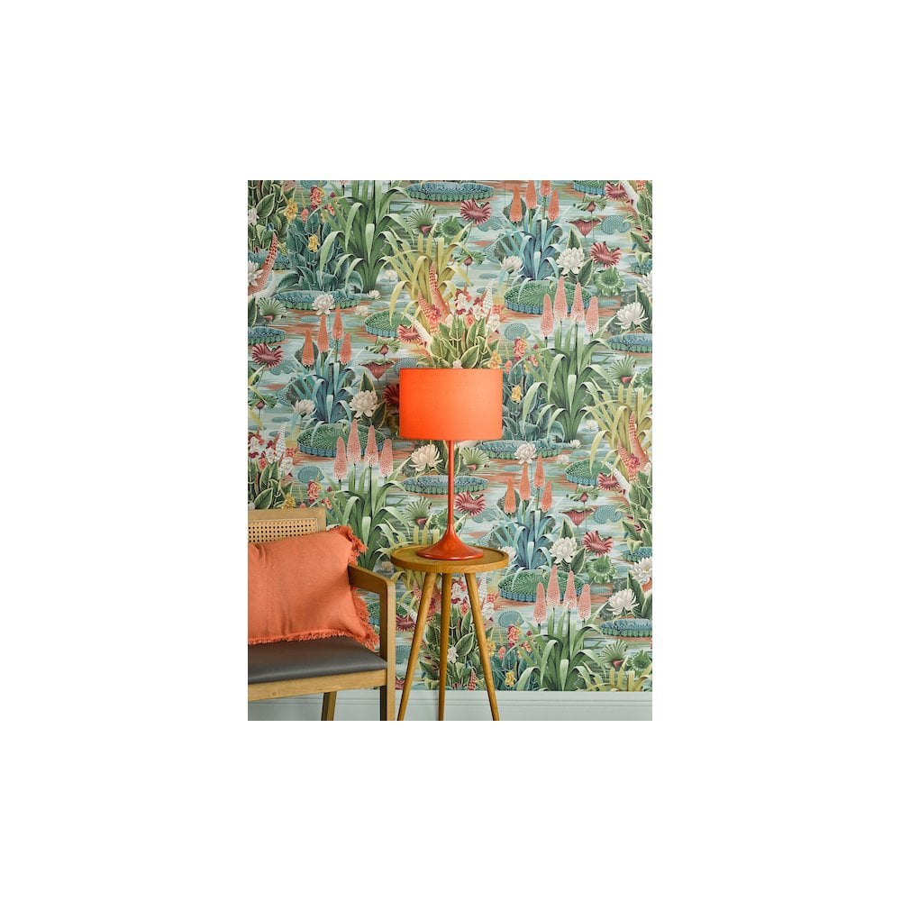Dar TOL4211 | Toledo | Table Lamp | Satin Orange With Shade