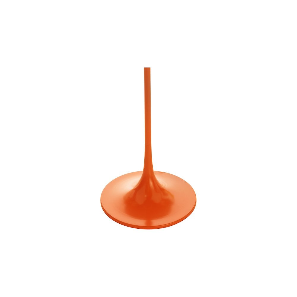 Dar TOL4911 | Toledo | Floor Lamp | Satin Orange With Shade