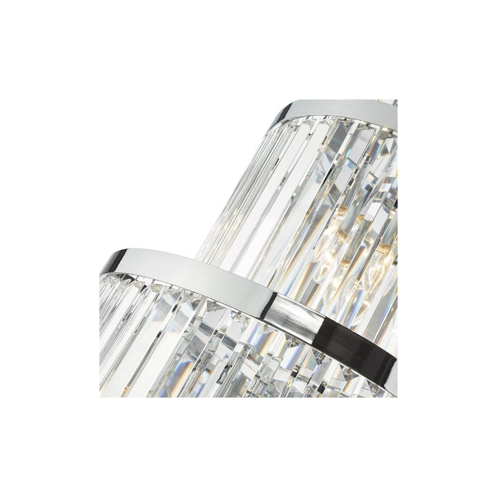 Dar Lighting ANG3308 | Angel 28-Light Chandelier | Crystal & Polished Chrome