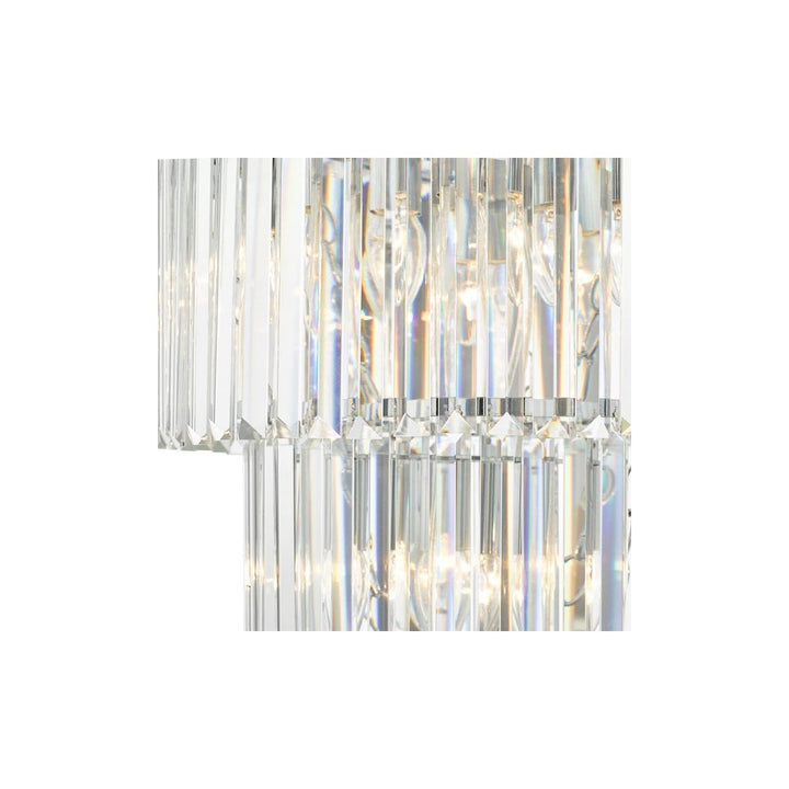 Dar Lighting ANG3308 | Angel 28-Light Chandelier | Crystal & Polished Chrome