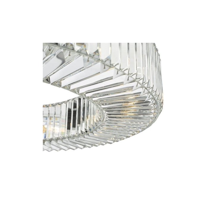 Dar TEY1350 | Teyana | 9 Light Pendant | Polished Chrome Crystal