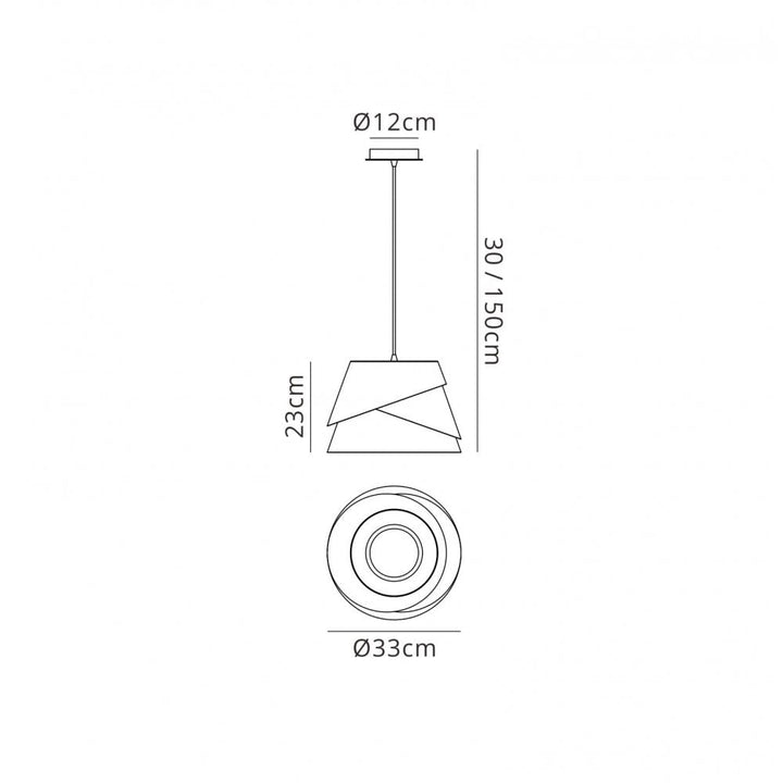 Mantra M5862 Alboran Pendant Small Alumimium/ Iron