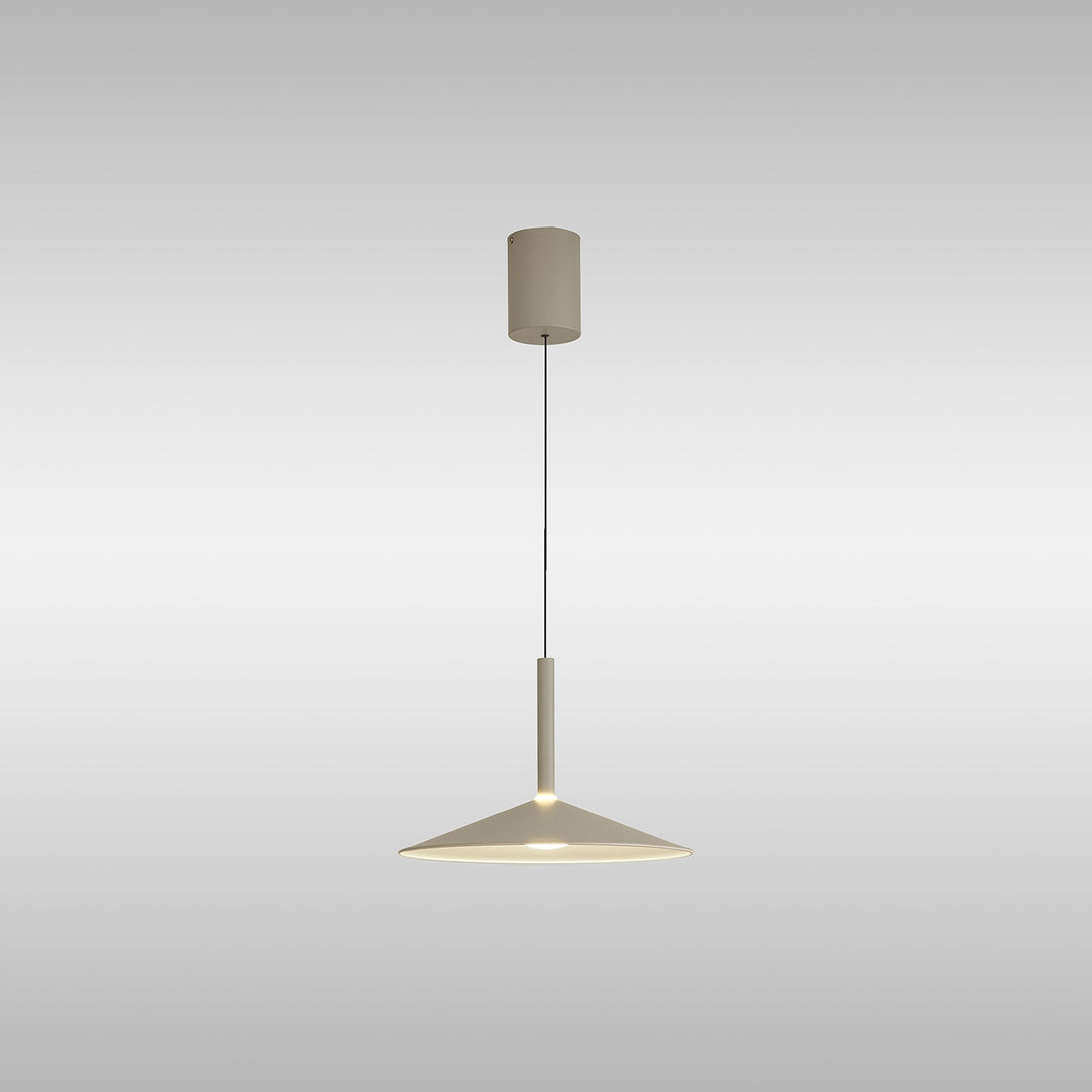 Mantra M7897 Calice 32cm Rise And Fall LED Pendant Grey/White