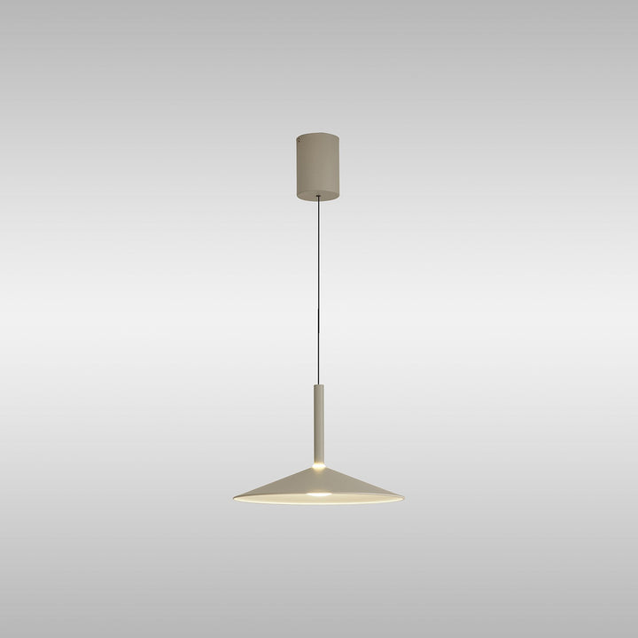 Mantra M7897 Calice 32cm Rise And Fall LED Pendant Grey/White