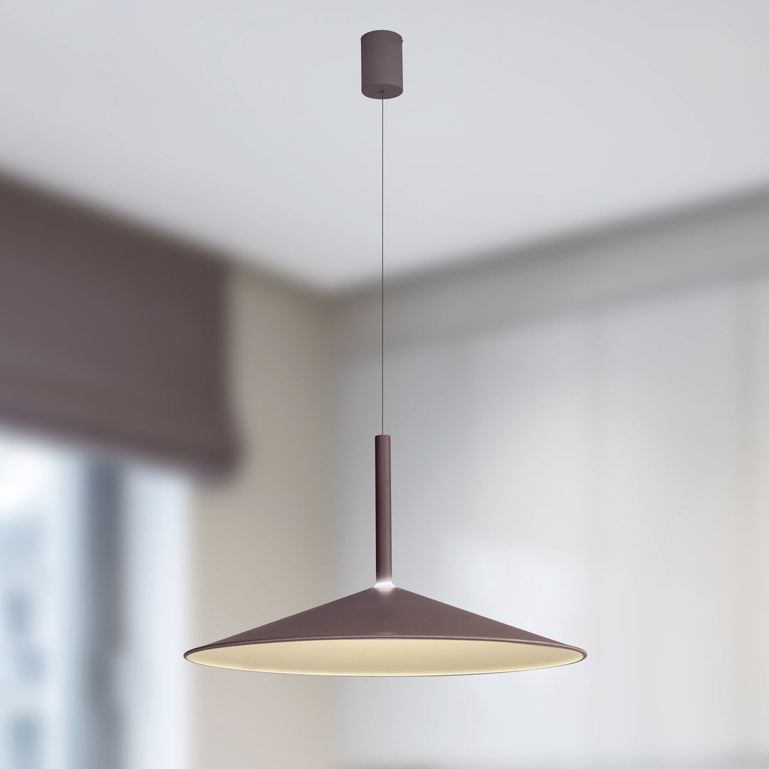 Mantra M7892 Calice 48cm Rise And Fall LED Pendant Coffee/White