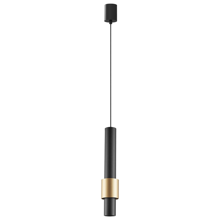 Mantra M8565 Clifton 1 Light LED Recessed Pendant Black/Gold