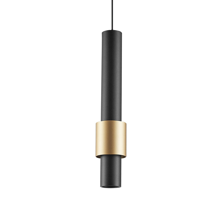 Mantra M8565 Clifton 1 Light LED Recessed Pendant Black/Gold