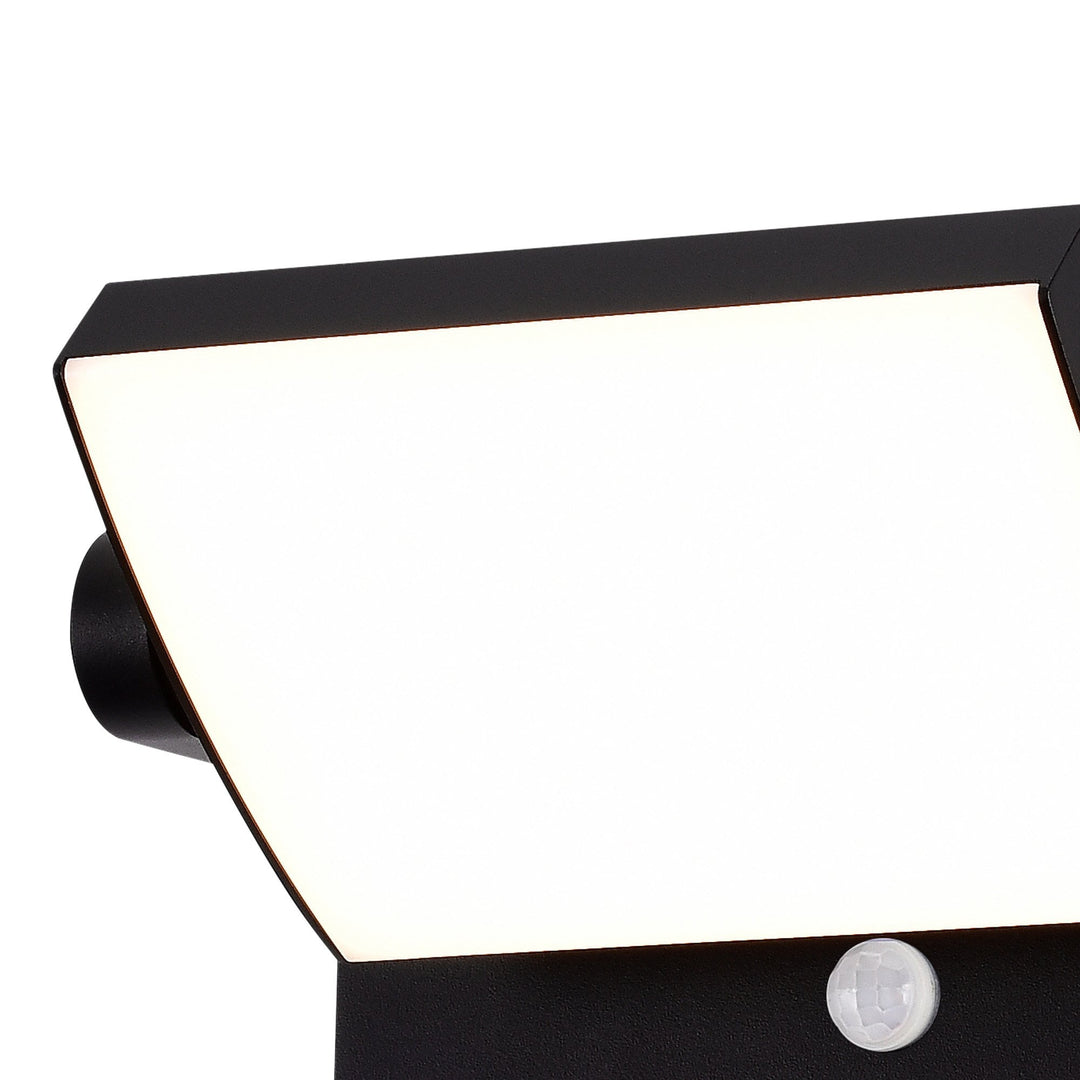 Mantra M8473 Cooper Outdoor LED Motion Sensor Wall Lamp Adjustable Black