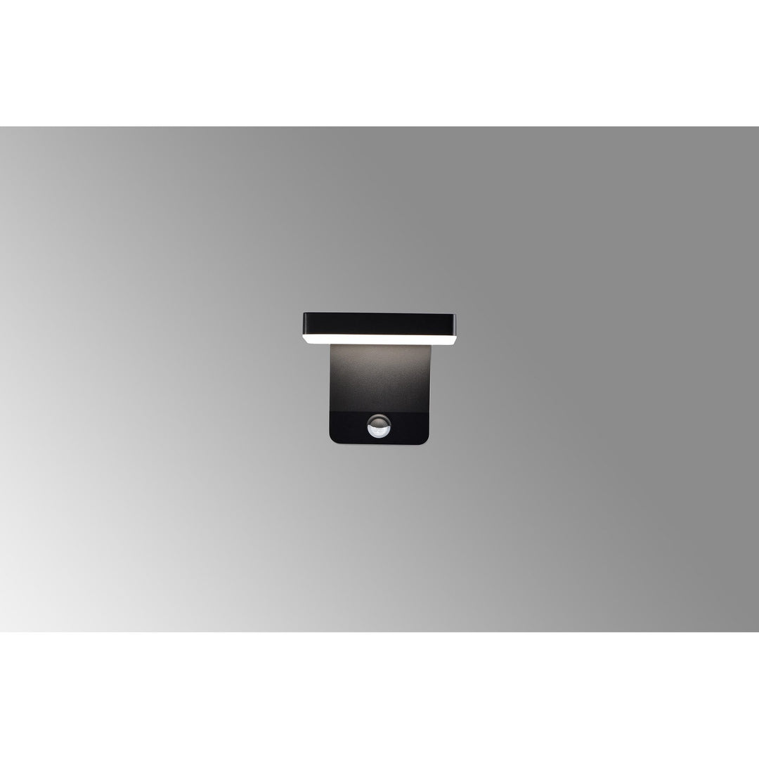 Mantra M8477 Cooper Outdoor LED Motion Sensor Wall Lamp Black