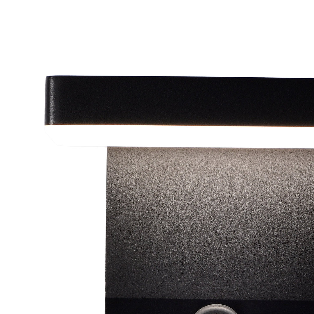 Mantra M8477 Cooper Outdoor LED Motion Sensor Wall Lamp Black