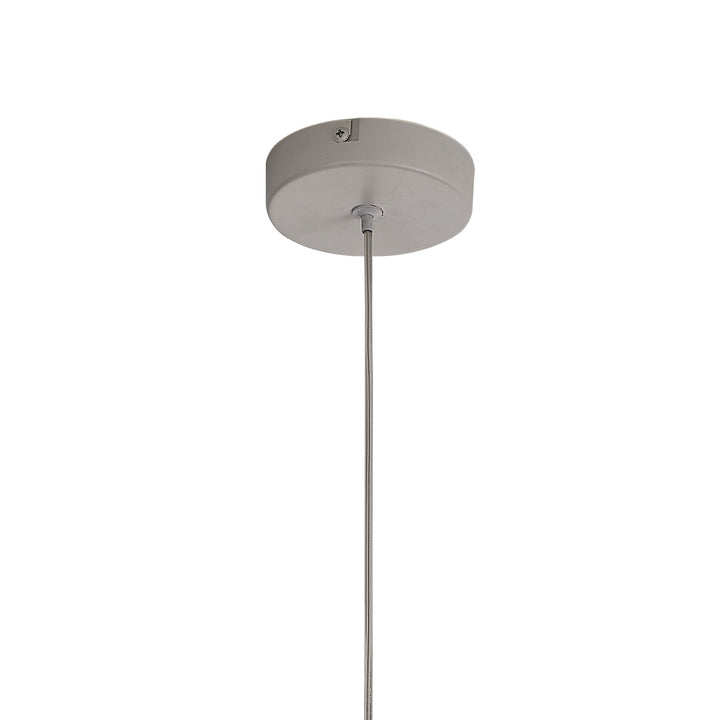 Mantra M8257 Elsa 1 Light Pendant With Champagne Glass Shade Clear Glass With Frosted Inner Cone