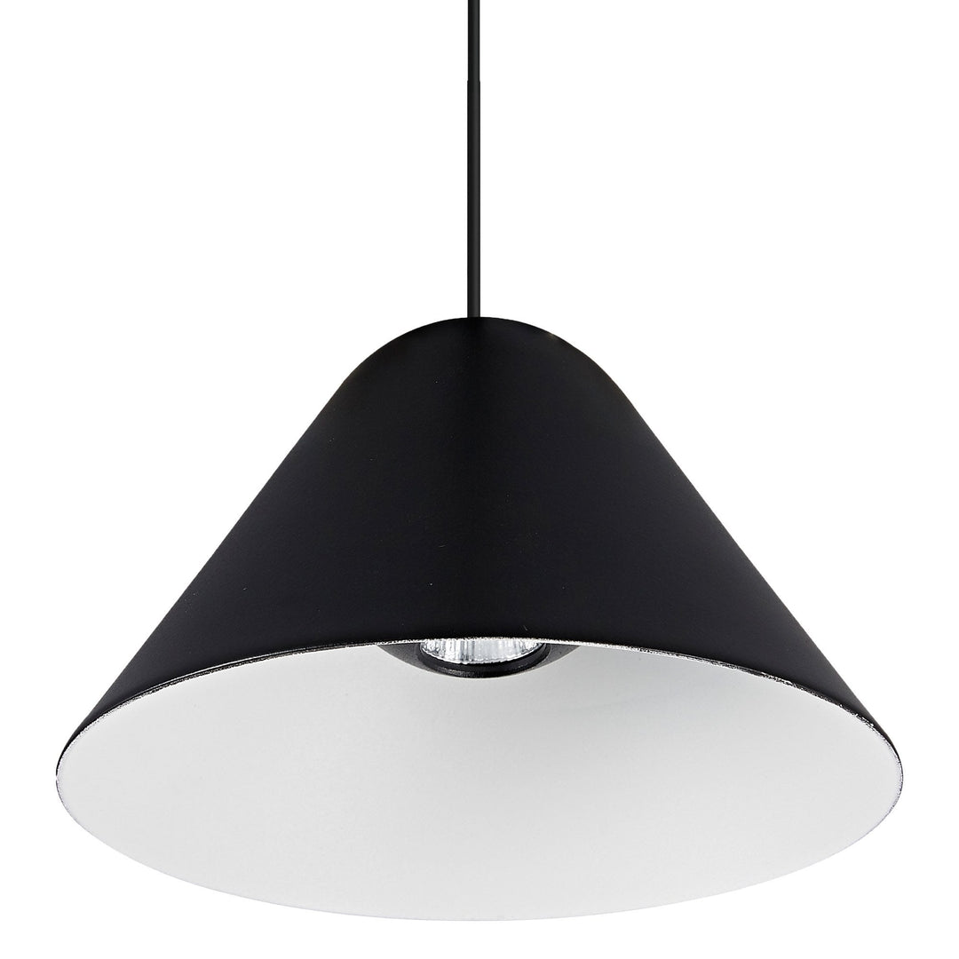 Mantra M8466 Gruissan LED Cone Pendant Matt Black/Matt White