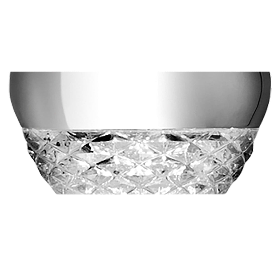 Mantra M5169 Khalifa LED Pendant Polished Chrome / Glass