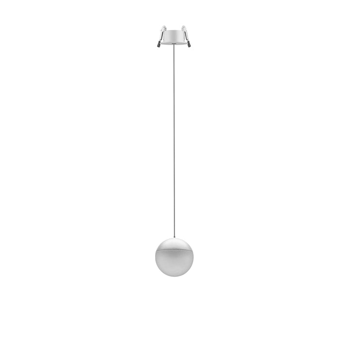 Mantra M8435 Kilda 1 Light LED Recessed Pendant White