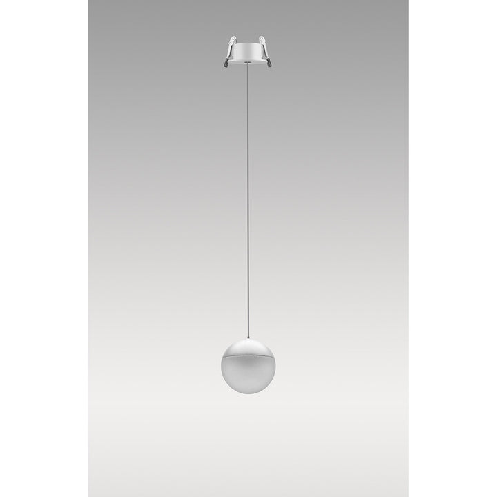 Mantra M8435 Kilda 1 Light LED Recessed Pendant White