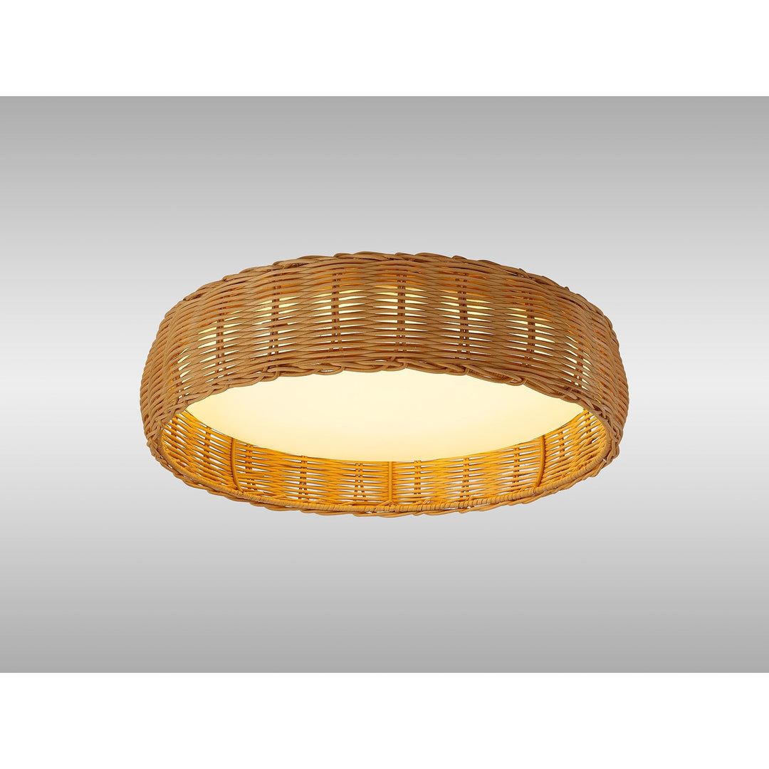 Mantra M8194 Kilimanjaro 36W LED Ceiling Light Beige Rattan