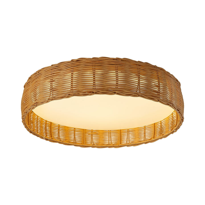 Mantra M8193 Kilimanjaro 50W LED Ceiling Light Beige Rattan