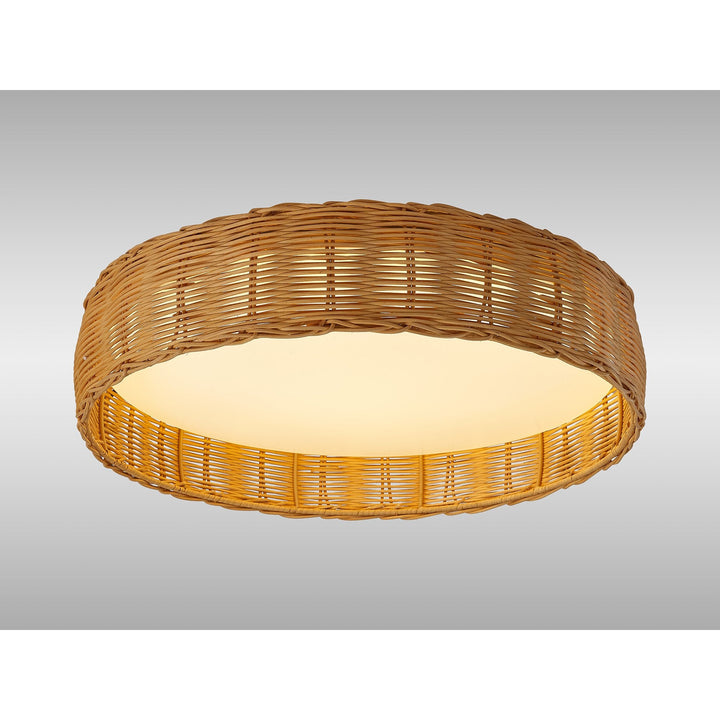 Mantra M8193 Kilimanjaro 50W LED Ceiling Light Beige Rattan