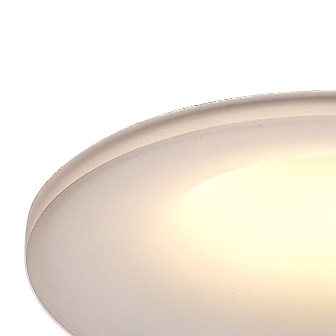 Mantra M8688 Lagos Recessed Spotlight 10cm Round White