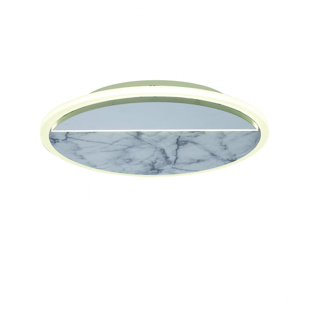 Mantra M8507 Marmol LED Ceiling Round White Marble/White