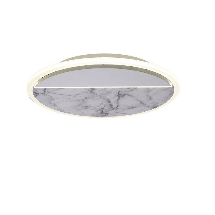 Mantra M8507 Marmol LED Ceiling Round White Marble/White