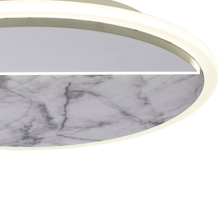 Mantra M8507 Marmol LED Ceiling Round White Marble/White