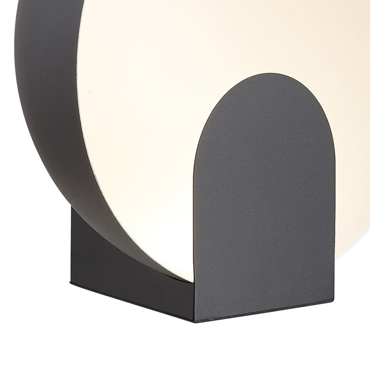 Mantra M8433 Oculo 20cm LED Table Lamp Black
