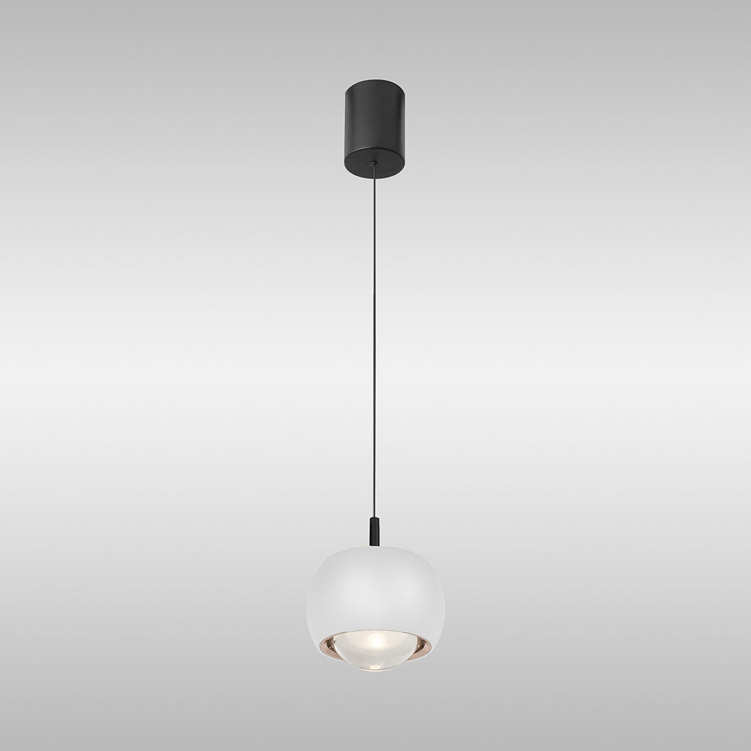 Mantra M8405 Roller Rise And Fall LED Pendant White/Black