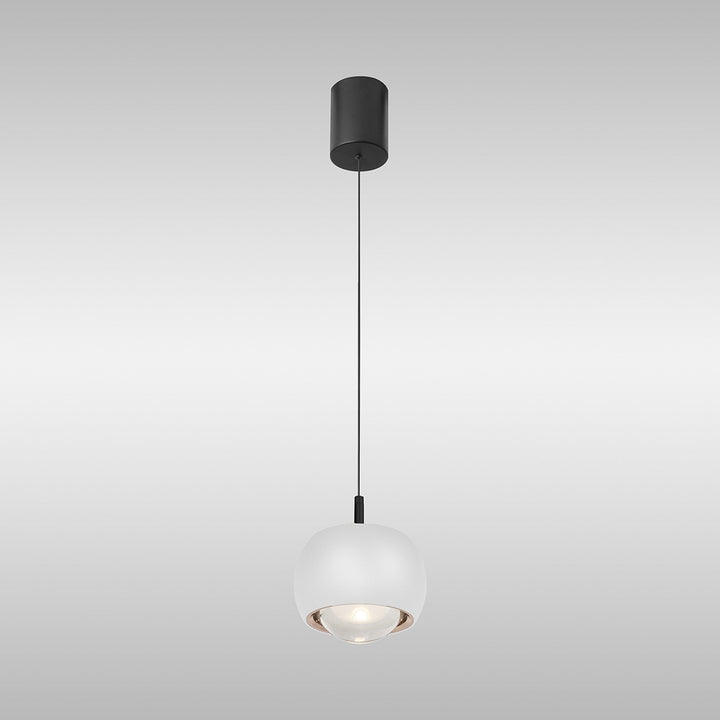 Mantra M8405 Roller Rise And Fall LED Pendant White/Black