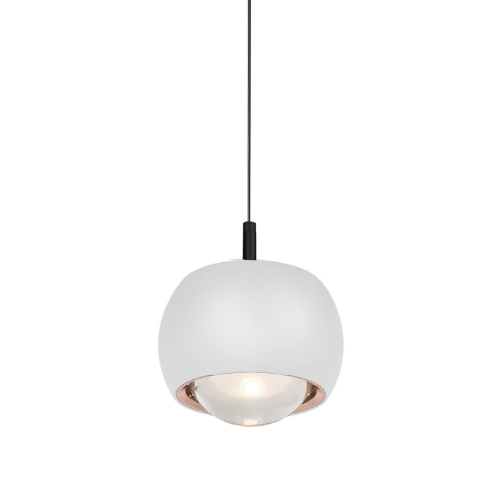 Mantra M8405 Roller Rise And Fall LED Pendant White/Black