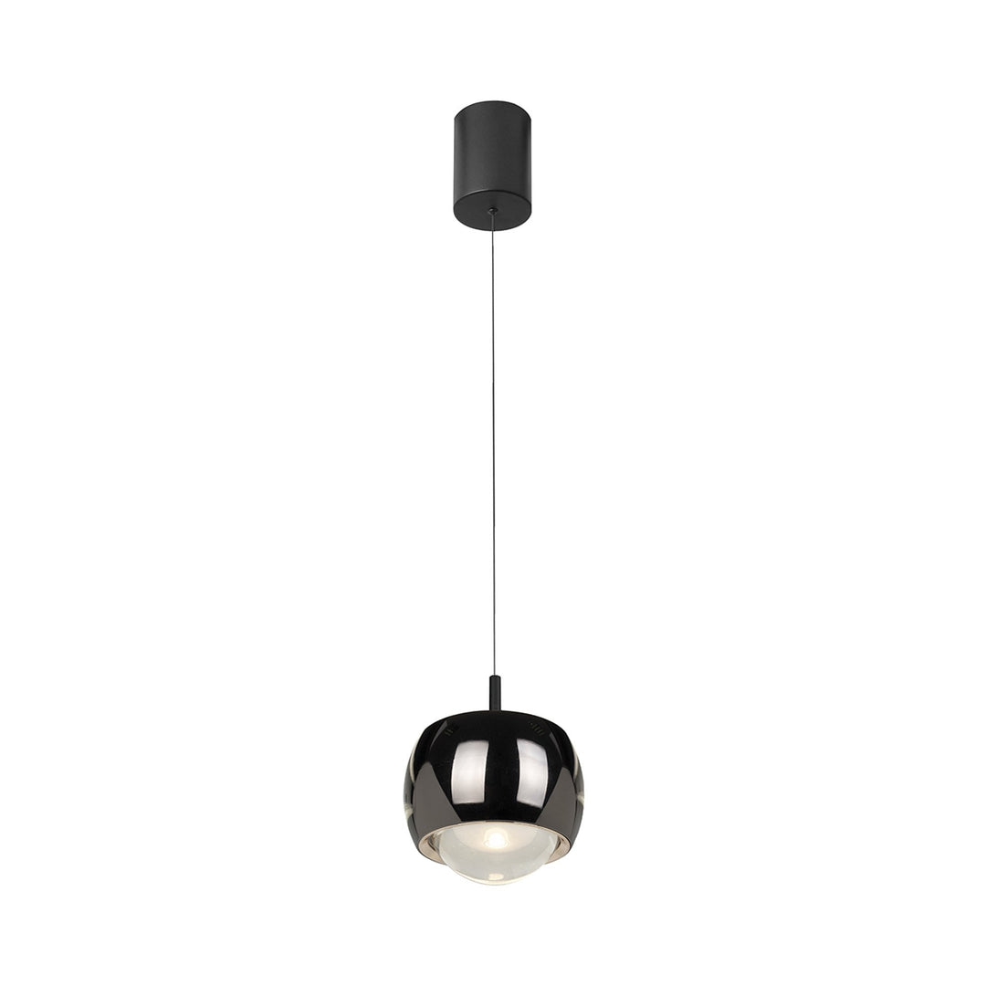 Mantra M8407 Roller Rise And Fall LED Pendant Chrome/Black