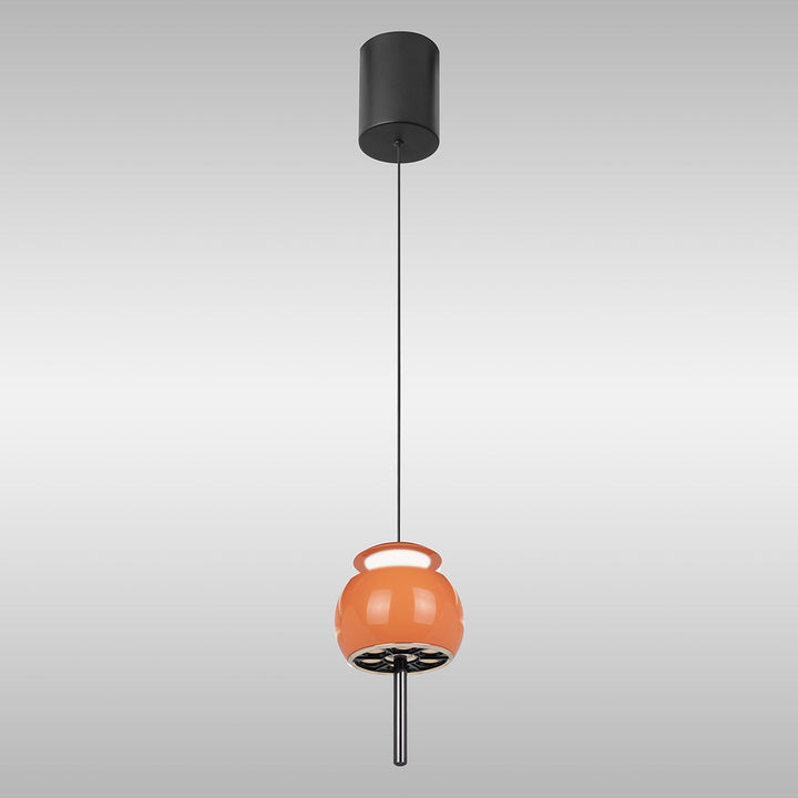 Mantra M8409 Roller Rise And Fall LED Pendant Orange/Black