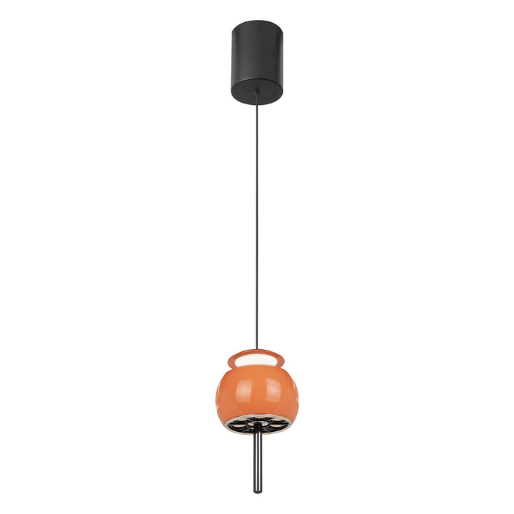 Mantra M8409 Roller Rise And Fall LED Pendant Orange/Black