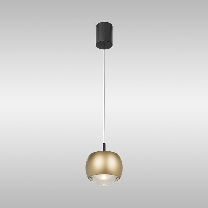 Mantra M8541 Roller Rise And Fall LED Pendant Gold/Black