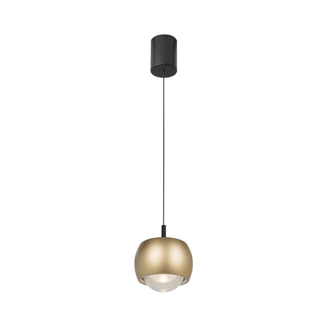 Mantra M8541 Roller Rise And Fall LED Pendant Gold/Black