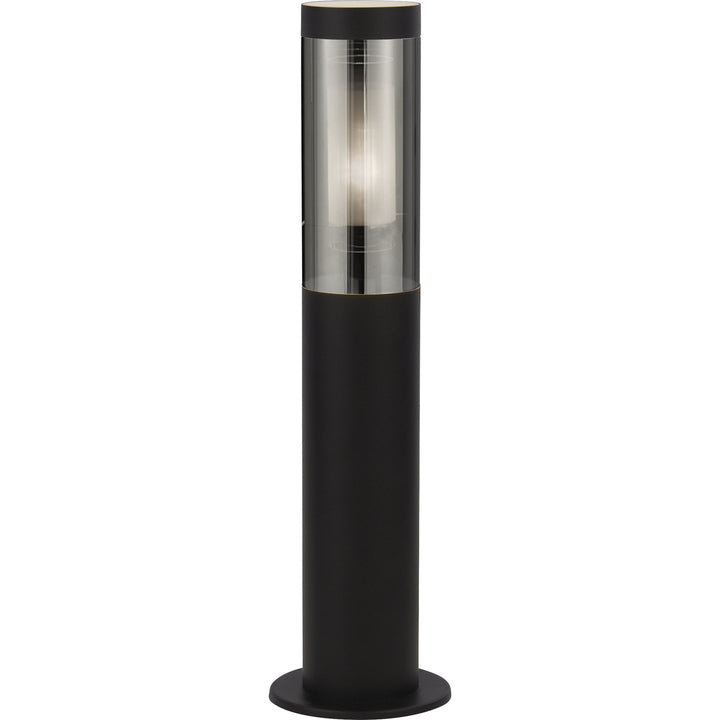 Searchlight 93901-450BK Batton Outdoor Post Black Metal Smoked Polycarbonate