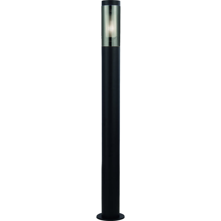 Searchlight 93901-900BK Batton Outdoor Post Black Metal Smoked Polycarbonate