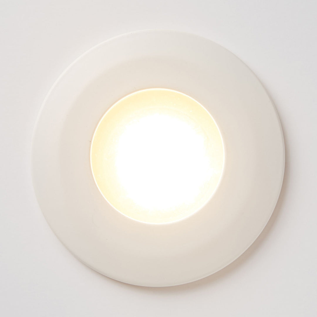 Searchlight 72310WH Burford Bathroom White Downlight IP65 Fire Rated