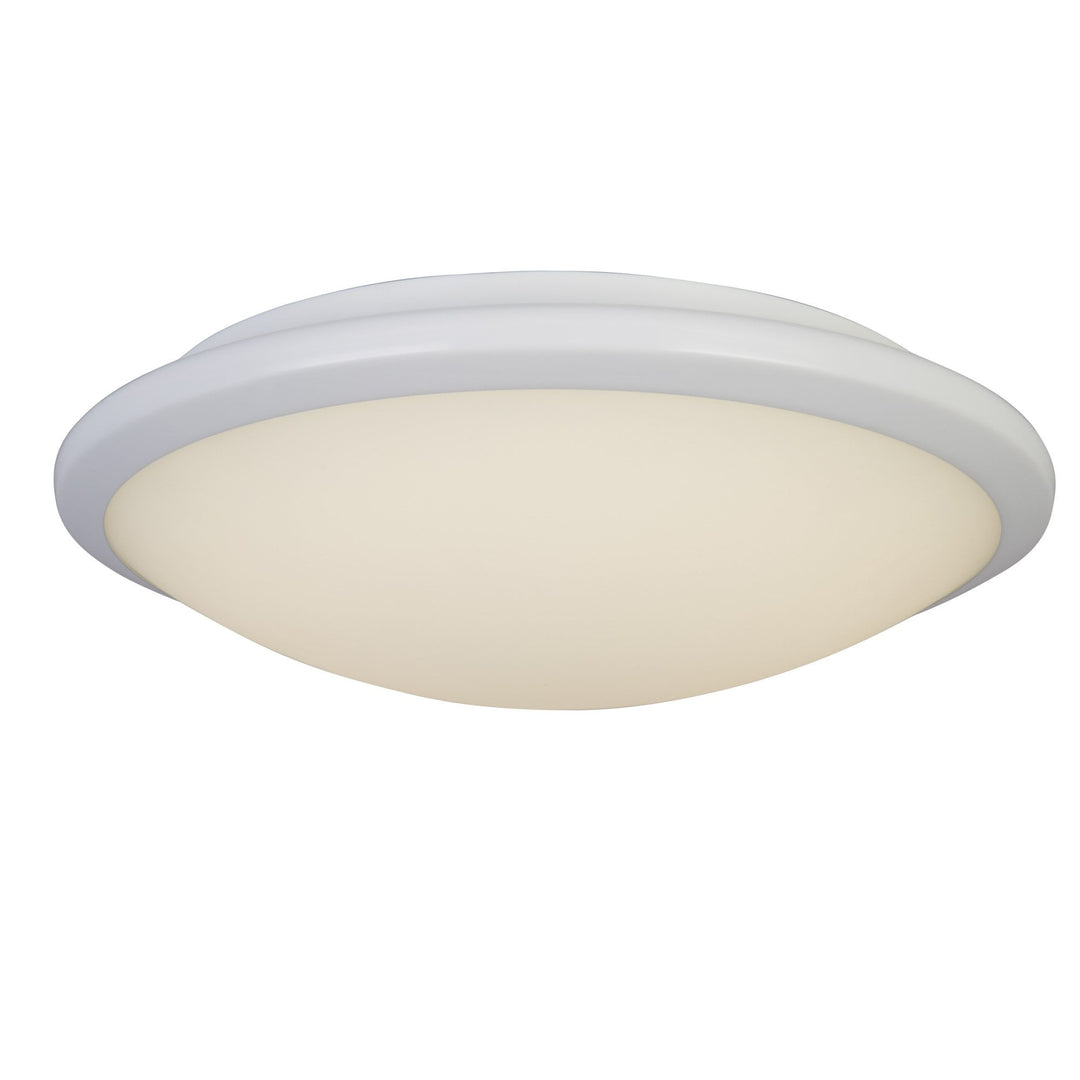 Searchlight 7938-30WH Knutsford Bathroom LED Flush White Frosted Glass