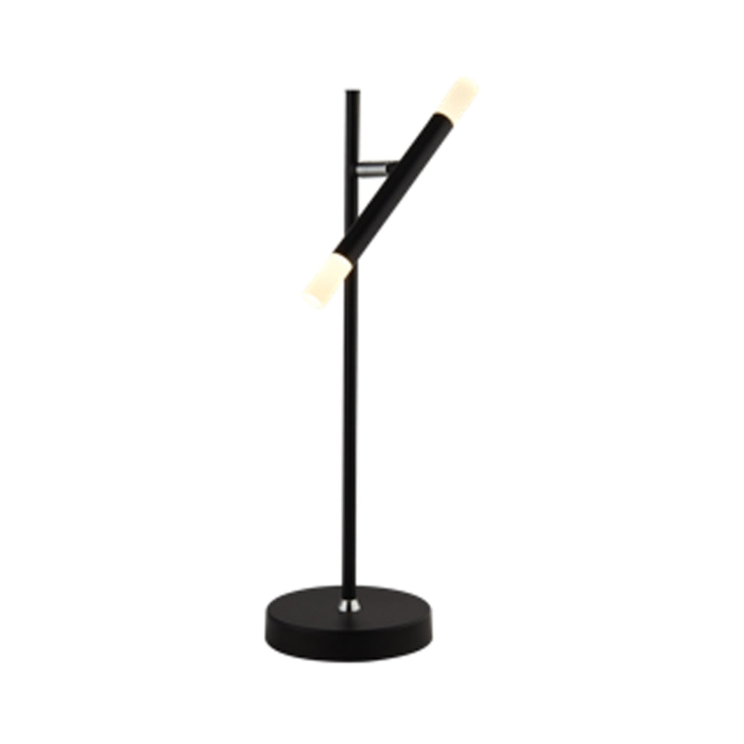 Searchlight 4867BK Wands LED Table Lamp Black Metal Acrylic