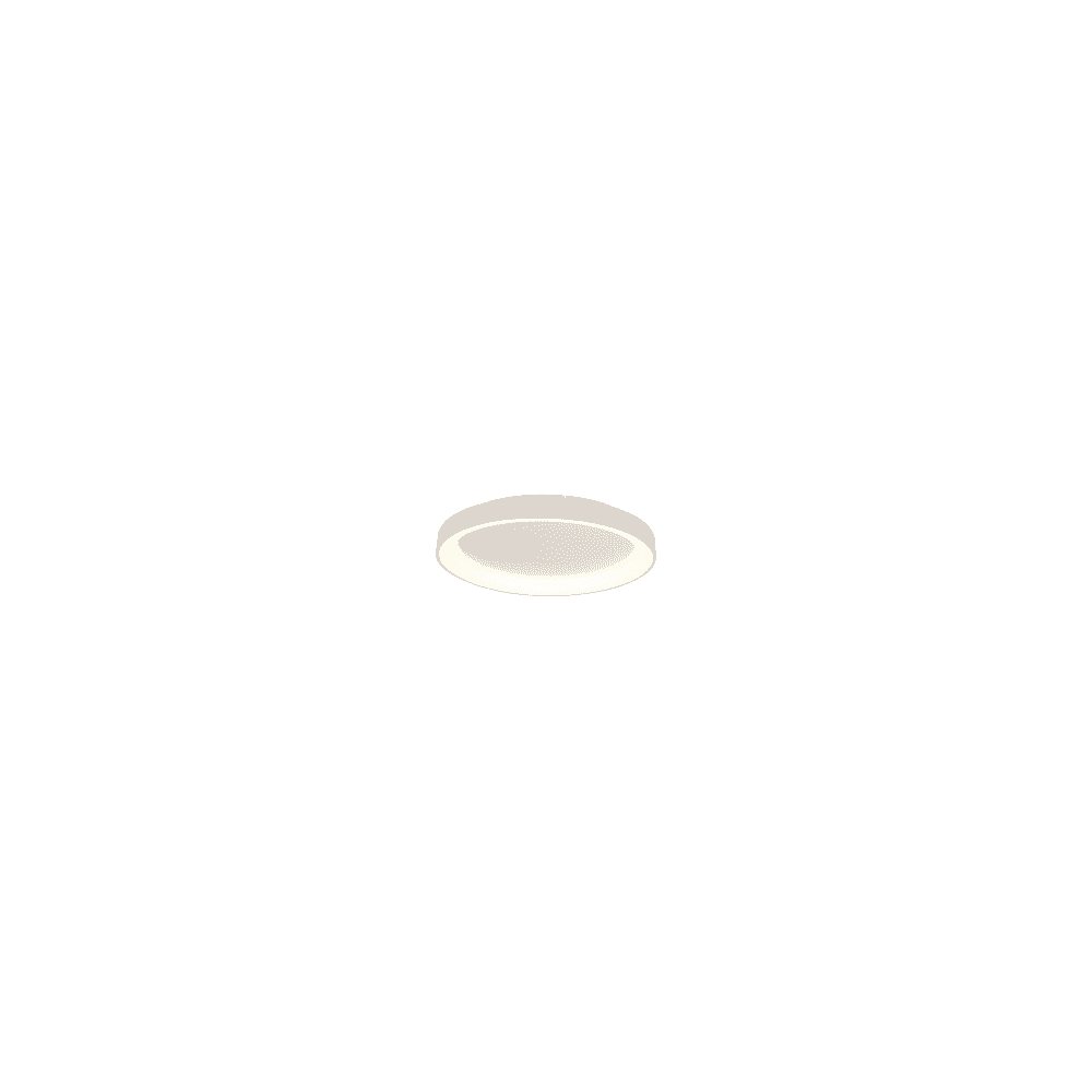 Mantra M8638 Niseko II Ring LED Flush Ceiling Light 78cm Remote Control White