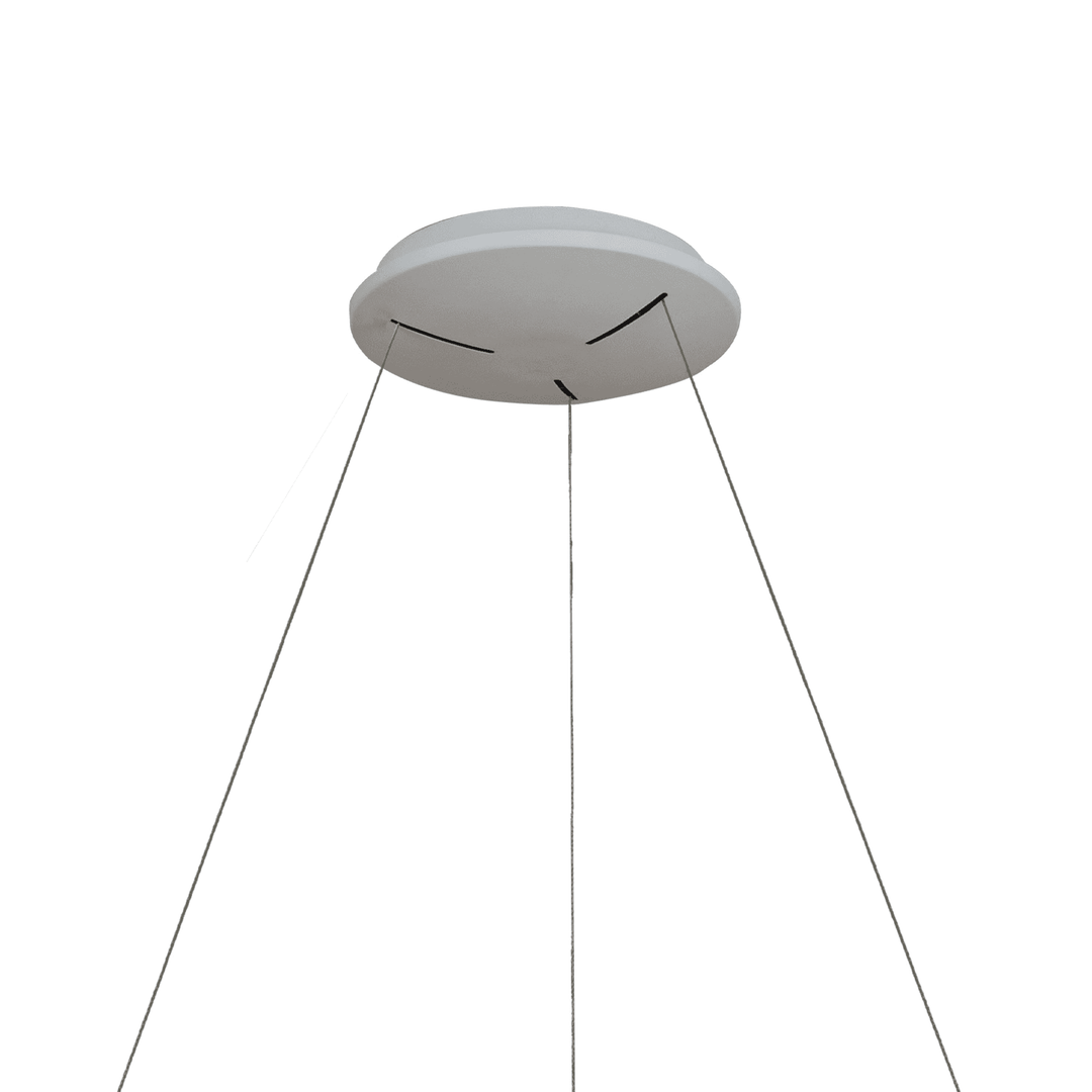 Mantra M8576 Niseko II Ring LED Pendant 50cm Remote Control Wood