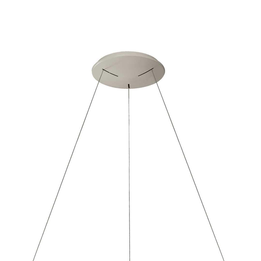 Mantra M8575 Niseko II Ring LED Pendant 65cm Remote Control Wood