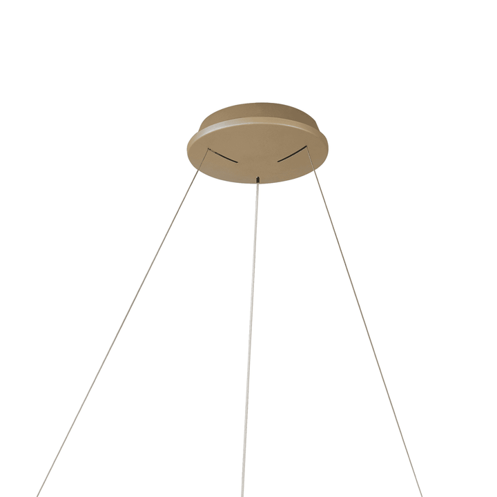 Mantra M8573 Niseko II Ring LED Pendant 65cm Remote Control Gold