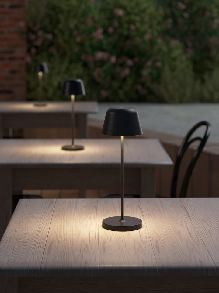 Astro 1484001 Nomad LED Outdoor Portable Table Lamp Textured Black