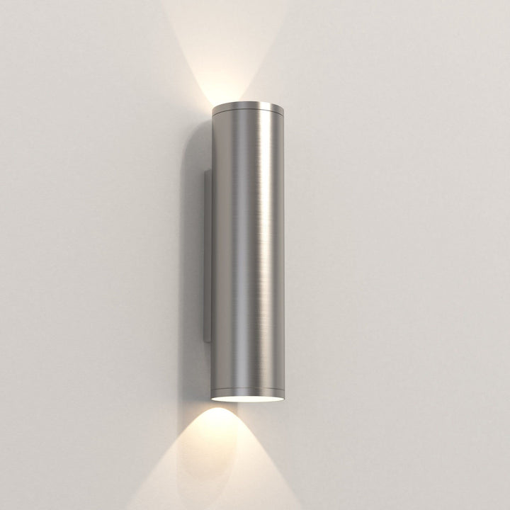 Astro 1428004 Ava 300 Coastal Outdoor Wall Light Brushed Stainless Steel