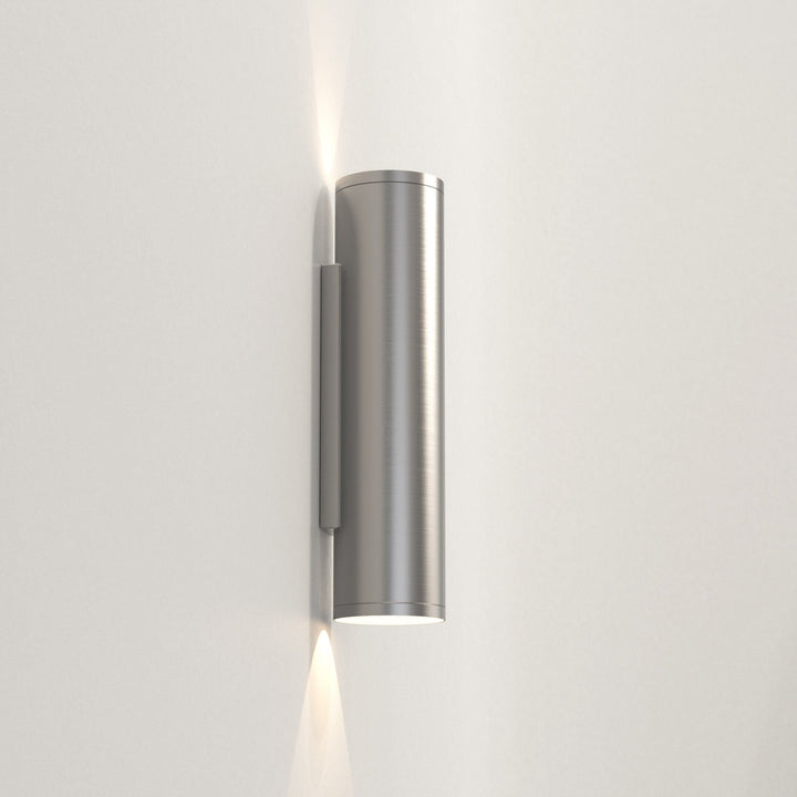 Astro 1428004 Ava 300 Coastal Outdoor Wall Light Brushed Stainless Steel