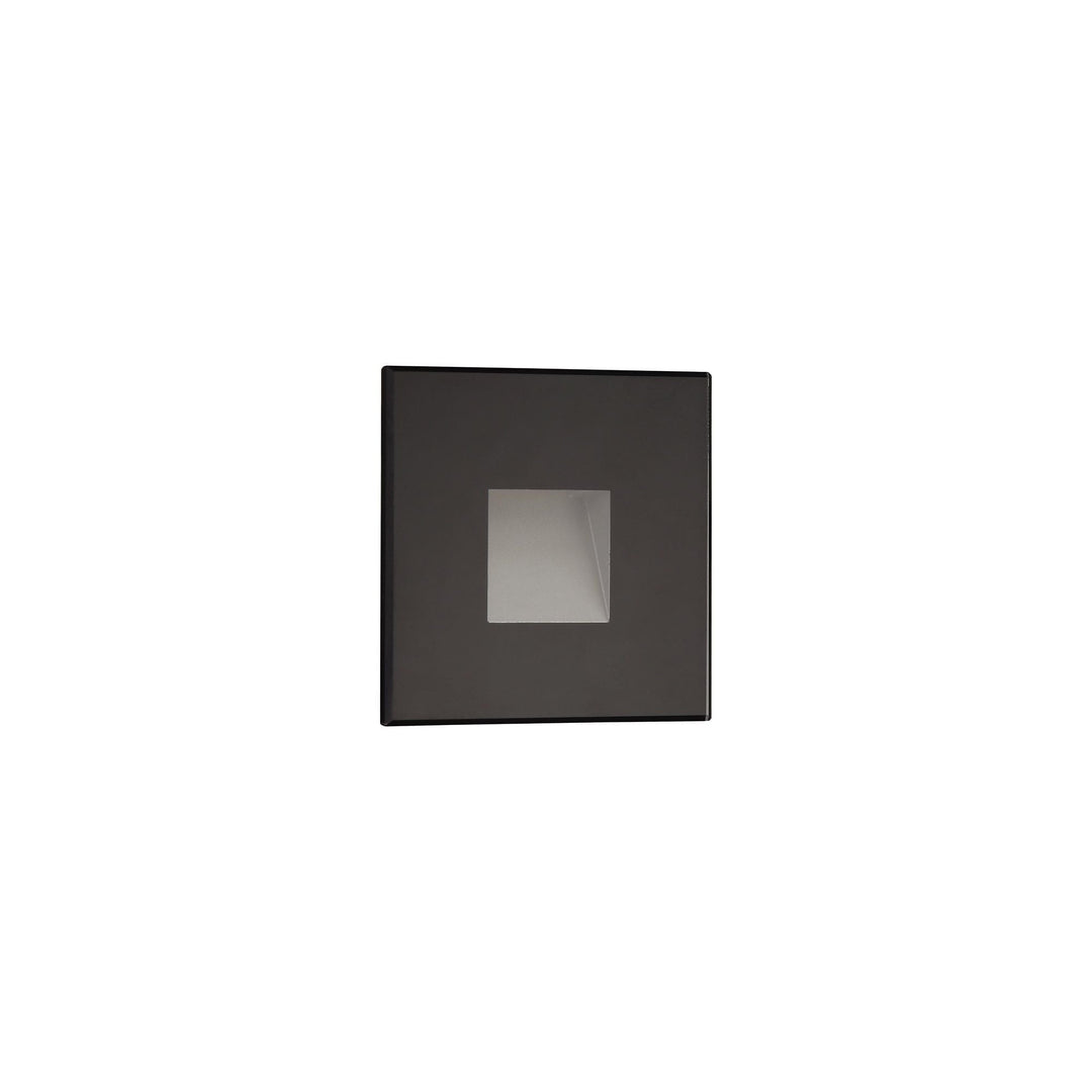 Nelson Lighting NL78269 Katie Outdoor Recessed Square Wall Lamp LED Black