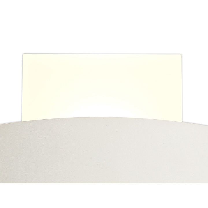 Nelson Lighting NL72059 Lahna Outdoor Up & Downward Lighting Wall Lamp 2 Light LED Sand White