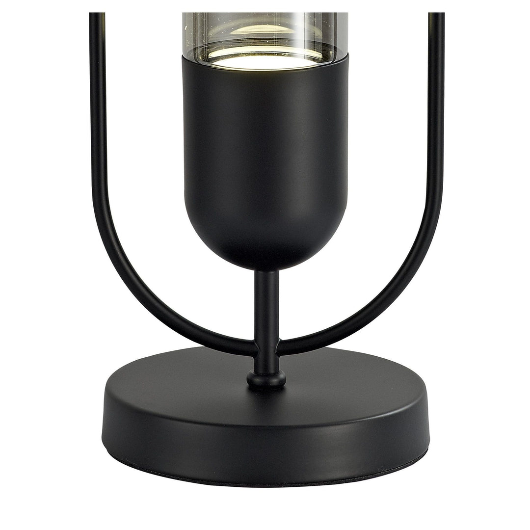 Nelson Lighting NL70679 Nina Table Lamp LED Black/Smoked